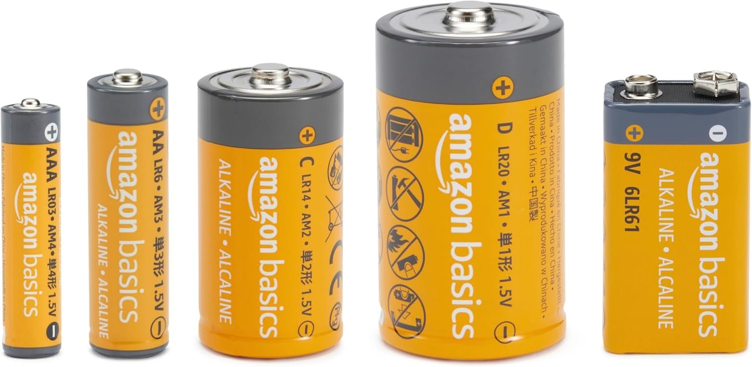 108 Count Alkaline Batteries Super Value Pack